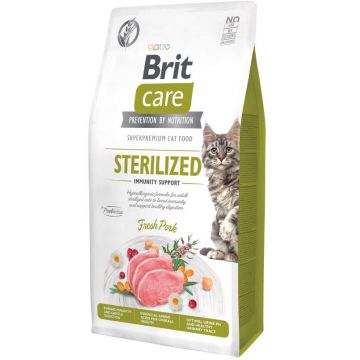 BRIT CARE Hrană uscată pentru pisici sterilizate, Sterilized Immunity Support ieftina