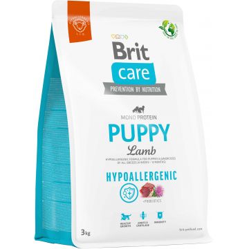 BRIT CARE Hypoallergenic PUPPY, cu Miel şi Orez
