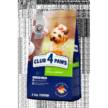 Club 4 Paws Hrana uscata caini de talie mica, 2kg