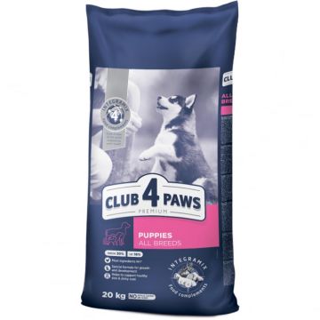 Club 4 Paws Hrana uscata catei toate rasele, 20kg ieftina