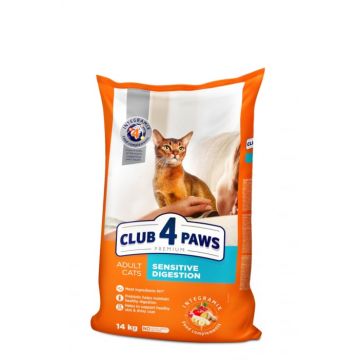 Club 4 Paws Premium Sensitive Hrana uscata pisici adulte, 14kg la reducere