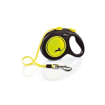 Flexi New Neon, XS Cord, lesa retractabila, 3m, galben reflectorizant