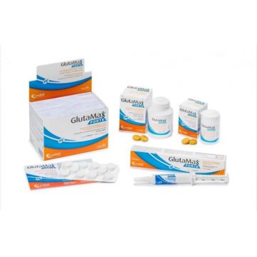 GlutaMax Forte Caine suport pentru functia hepatica - 120 Comprimate de firma original