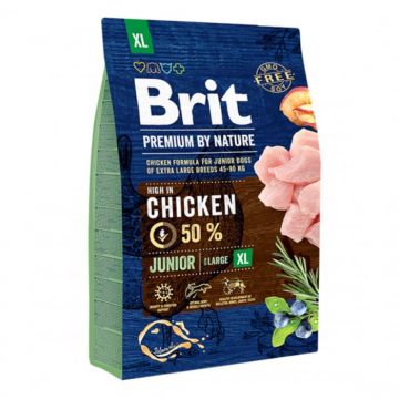 Hrana uscata pentru caini Brit Premium by Nature Junior XL 3 kg la reducere