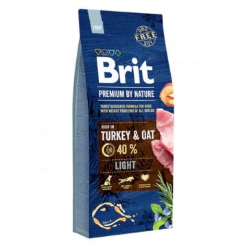 Hrana uscata pentru caini Brit Premium by Nature Light 15 kg
