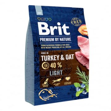 Hrana uscata pentru caini Brit Premium by Nature Light 3 kg ieftina