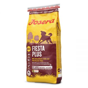 Josera Fiesta Plus, S-XL, Pasăre și Somon, hrană uscată semimoist câini, 15kg