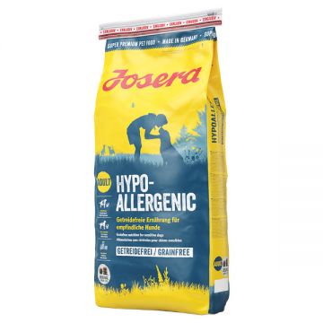 Josera Hypoallergenic, XS-XL, Insecte, hrană uscată fără cereale câini, sistem imunitar & alergii, sistem digestiv, 15kg