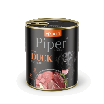 Piper Adult Dog, Carne de Rata si Pere, 800 g