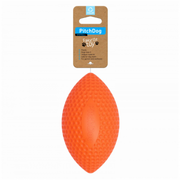 PitchDog, Minge pentru caini, diametru 9cm, portocalie