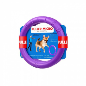 Puller Micro, Set de inele pentru dresaj pentru caini de rase mici 2x12cm