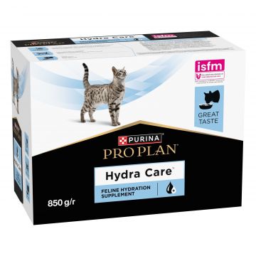 PURINA PRO PLAN Hydra Care, supliment de hidratare pentru pisici, 10x85 g