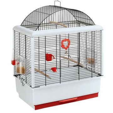 FERPLAST Colivie pentru păsări PALLADIO 3, gratii negre 50x30x64cm