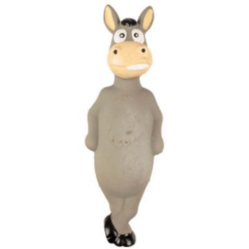 FLAMINGO Jucărie pentru câini Măgăruş din latex, cu sunet