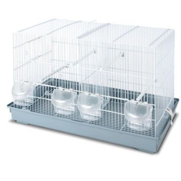 FOP Colivie pentru păsări COVA 2 albă 58x32x41cm