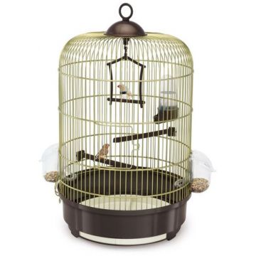 IMAC Colivie pentru canari MILLY aurie - diametru 33x48cm