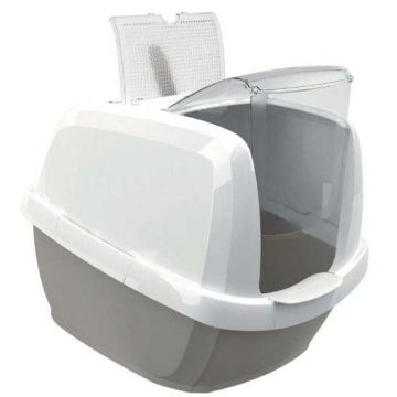 IMAC Litieră pentru pisici MADDY închisă 65x47,5x47,5cm, Gri