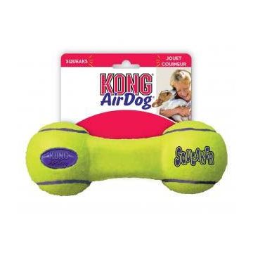 KONG Jucărie pentru câini Air Squeaker Dumbell cu sunet