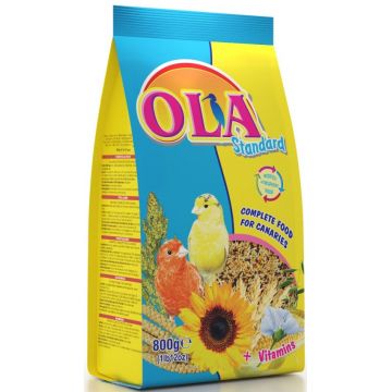 OLA Standard + Vitamins Hrană completă pentru canari 800g de firma originala