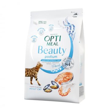 Optimeal Beauty Podium - hrana uscata pentru pisici adulte, cu fructe de mare - 4kg ieftina