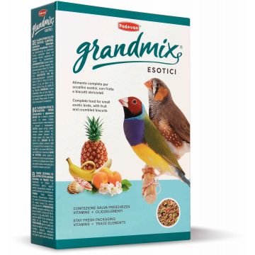 PADOVAN GrandMix Exotice, Hrană pentru păsări exotice 400g ieftina
