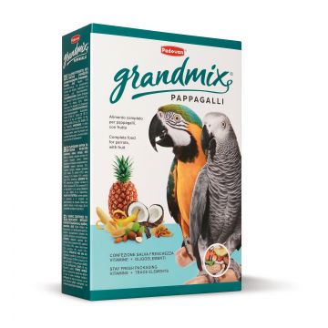 PADOVAN GrandMix, Hrană pentru papagali mari 600g