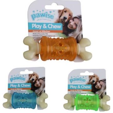 PAWISE Jucărie pentru câini Funny Chew, Os cu eliberare de recompense ieftina