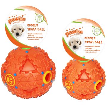PAWISE Jucărie pentru câini Minge Giggle pentru recompense