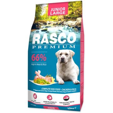 RASCO Premium JUNIOR Large, cu Pui şi Orez
