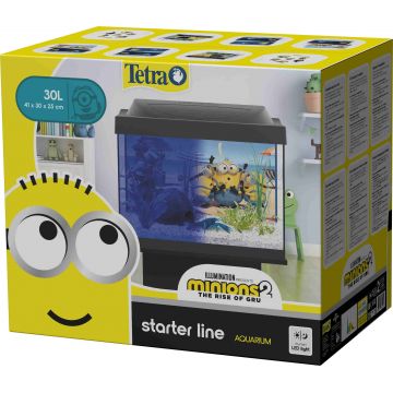 TETRA Starter Line LED Minions acvariu 30L, 41x30x25cm