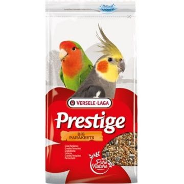 VERSELE-LAGA Prestige Big Parakeets Hrană pentru păsări medii 1kg ieftina