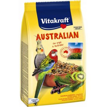VITAKRAFT Menu Australian pentru papagali, cu Eucalipt 750g ieftina