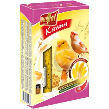 VITAPOL Hrană cu ou pentru canari pt intensitatea culorii penelor GALBEN 350g ieftina