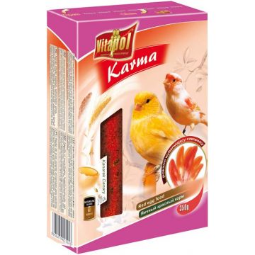 VITAPOL Hrană cu ou pentru canari pt intensitatea culorii penelor ROŞU 350g de firma originala