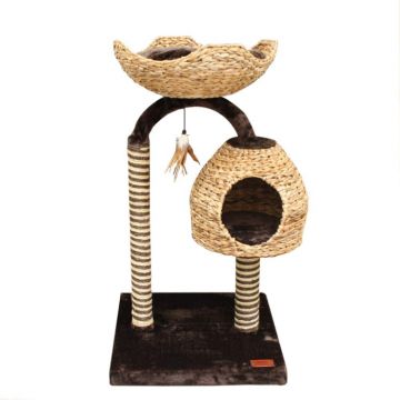 Ansamblu de joaca pentru pisici, Croci, Natural Azalea, 50x50x95.5 cm, c6020454