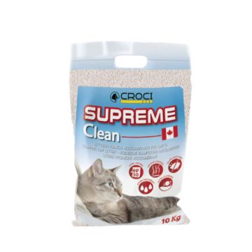 Asternut igienic pentru pisici, Croci, Supreme Clean, 10 kg, C4025368