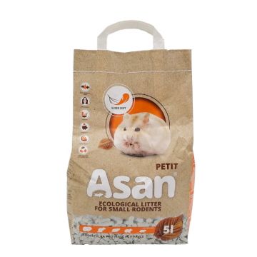 Asternut pentru rozatoare, ASAN Petite, super soft, 5 L, cod 3541