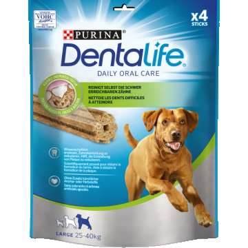 DENTALIFE LARGE pentru caini de Talie Mare, recompense pentru caini, 142 g