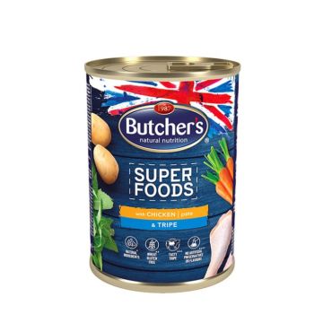 Hrana umeda pentru caini, Butcher s Superfood, Pate, cu organe, 1200g, cod 1095