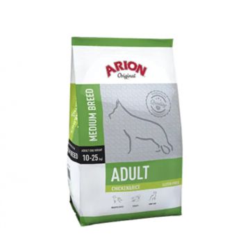 Hrana uscata pentru caini, ARION Original Adult Medium, Pui si Orez, 12kg