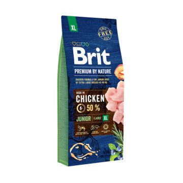 Hrana uscata pentru caini Brit Premium, Junior XL, 15 Kg