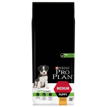 Hrana uscata pentru caini Purina PRO PLAN Medium Puppy, Miel, Digestie sensibila, 12kg de firma originala