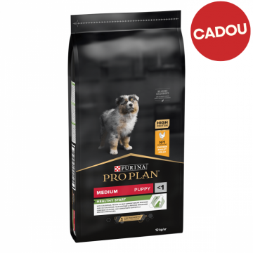 Hrana uscata pentru caini Purina Pro Plan Medium Puppy, Pui, 12kg
