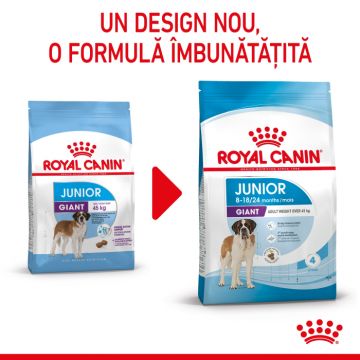 Hrana uscata pentru caini Royal Canin Giant Junior, etapa 2 de crestere, 15kg