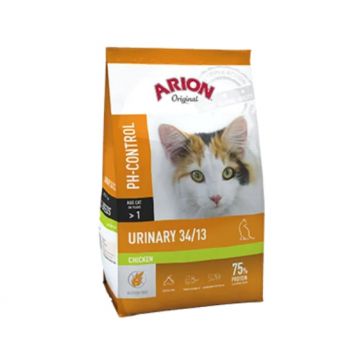 Hrana uscata pentru pisici, ARION Cat Urinary 34 13, Pui, 7.5kg la reducere
