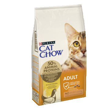 Hrana uscata pentru pisici Purina Cat Chow Adult, Pui, 15kg
