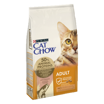 Hrana uscata pentru pisici Purina Cat Chow Adult, Somon, 15kg ieftina