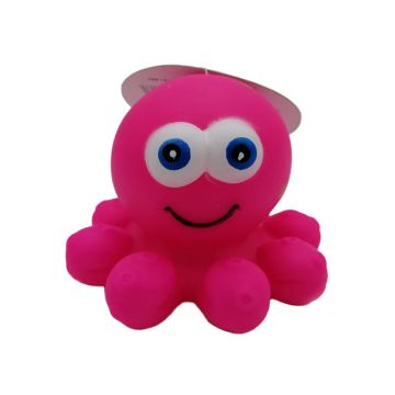 Jucarie pentru caine Les Filous, caracatita roz, 7.5 cm