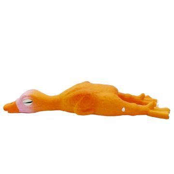 Jucarie pentru caine Papillon, rata, 14 cm