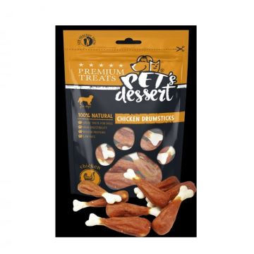 Pet s Desert, Recompense pentru caini, Dog Chicken Drumsticks LSC-32, 80g